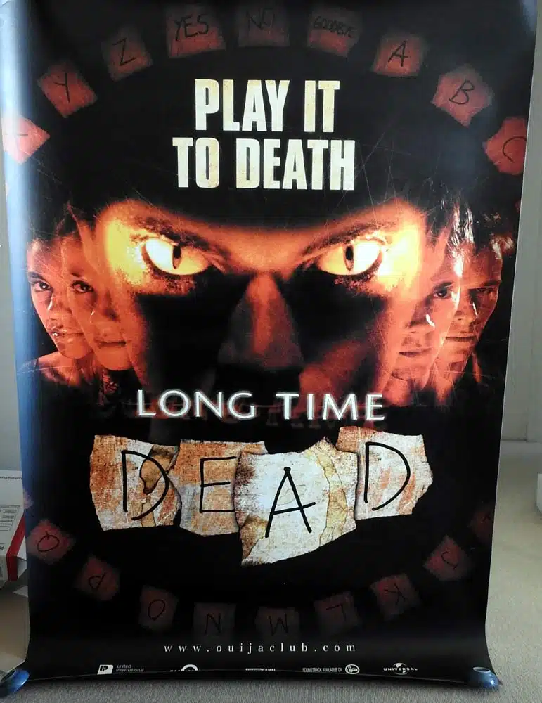 LONG TIME DEAD Original VINYL BANNER Movie poster VERY RARE Alec Newman Marsha Thomason