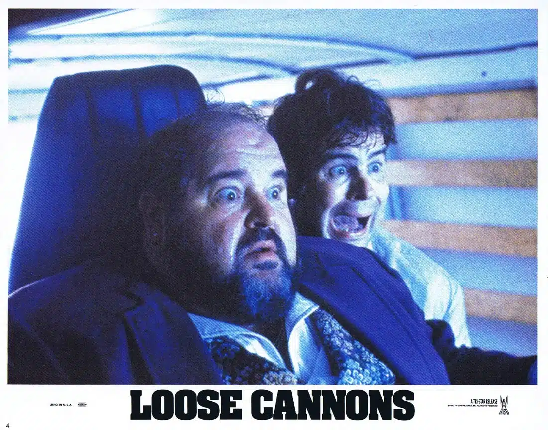 LOOSE CANNONS Original Lobby Card 4 Gene Hackman Dan Aykroyd