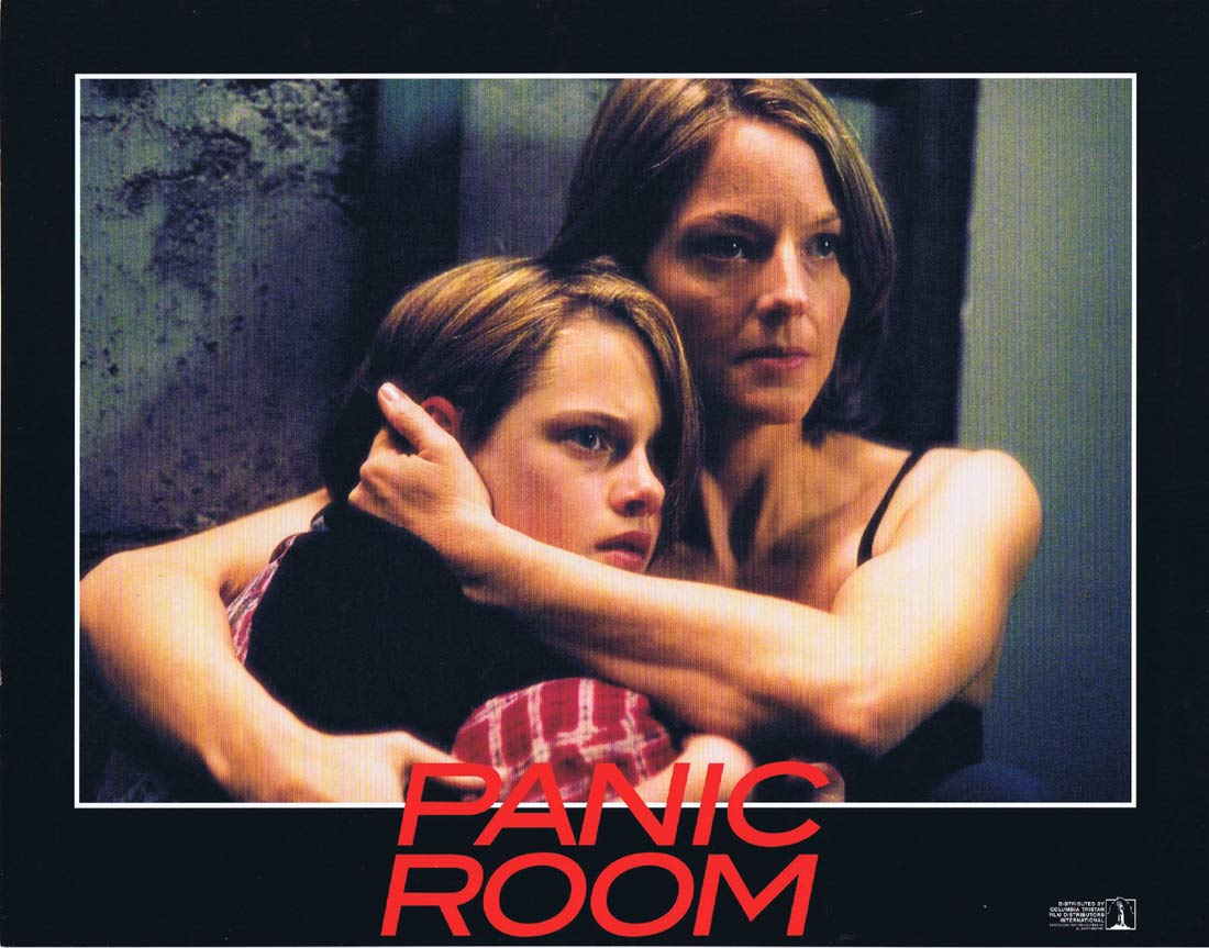 PANIC ROOM Original Lobby Card 3 Jodie Foster Forest Whitaker Jared Leto