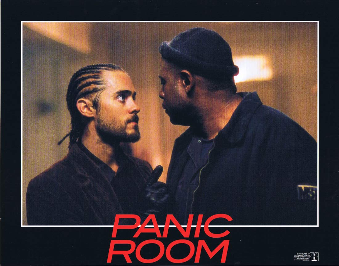 PANIC ROOM Original Lobby Card 6 Jodie Foster Forest Whitaker Jared Leto