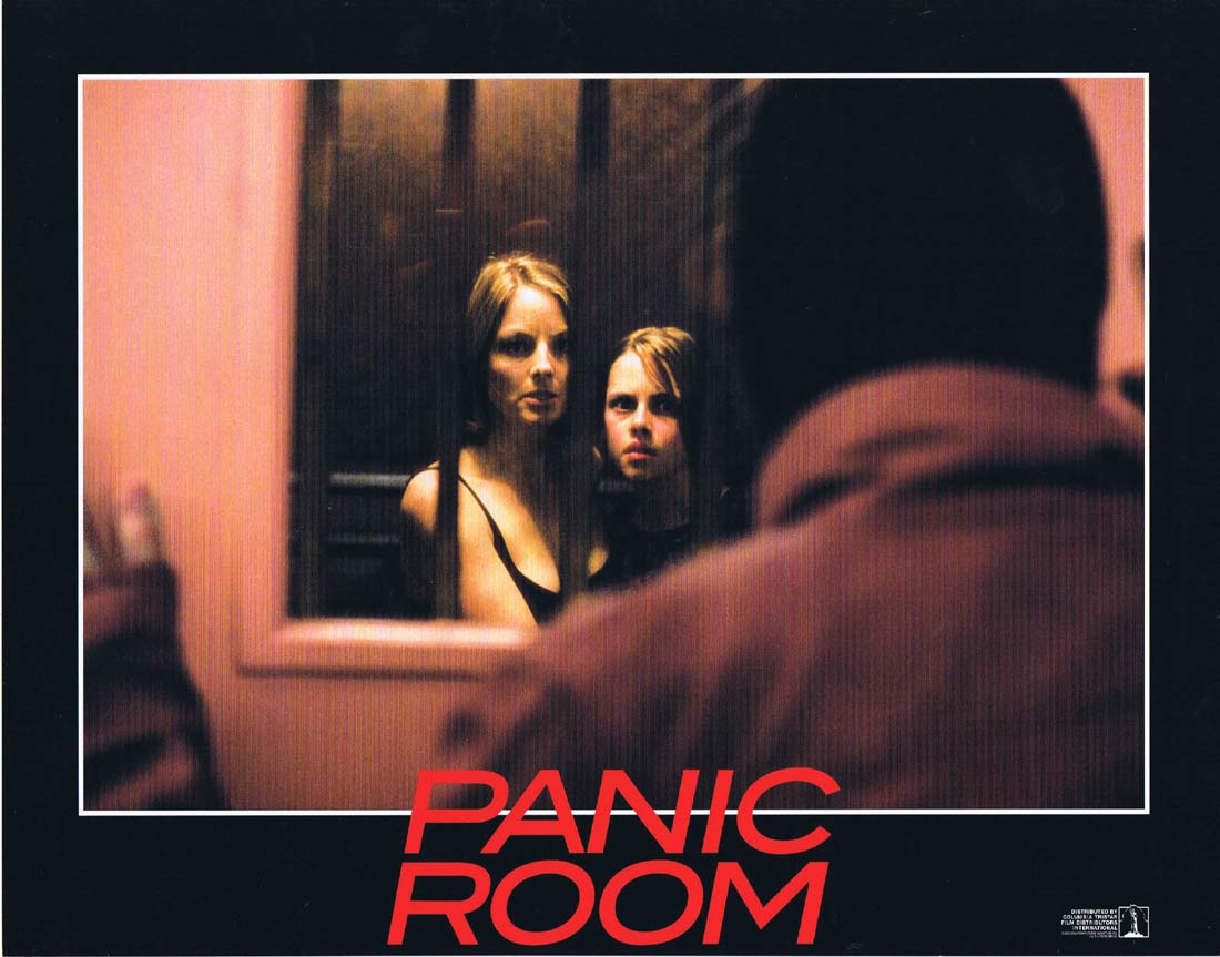 PANIC ROOM Original Lobby Card 7 Jodie Foster Forest Whitaker Jared Leto