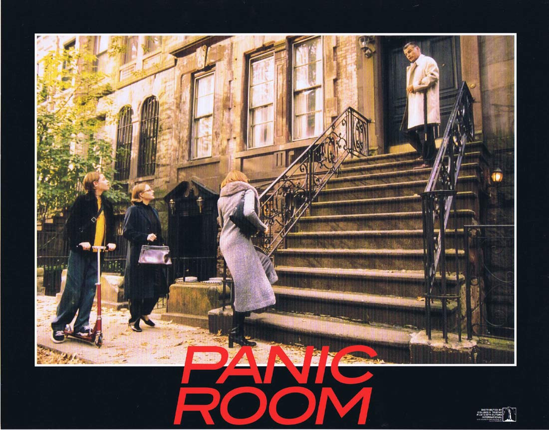 PANIC ROOM Original Lobby Card 8 Jodie Foster Forest Whitaker Jared Leto
