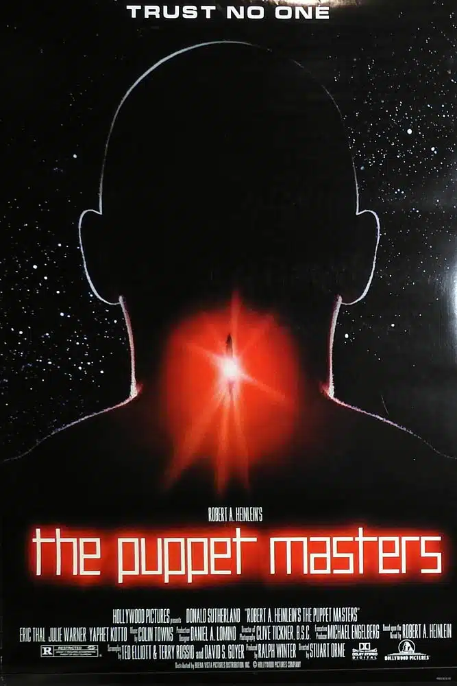 THE PUPPET MASTERS Original DS One sheet Movie poster Donald Sutherland Horror Sci Fi