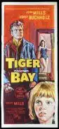 TIGER BAY Original Daybill Movie Poster Dirk Bogarde Hayley Mills