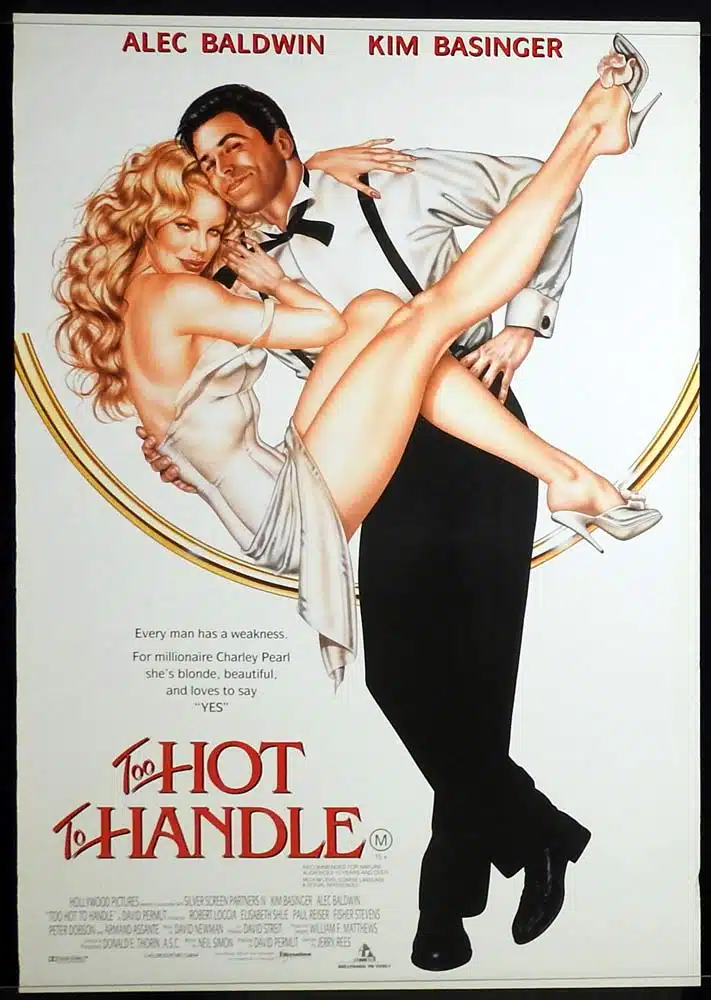 TOO HOT TO HANDLE Original Rolled One sheet Movie poster Alec Baldwin Kim Basinger
