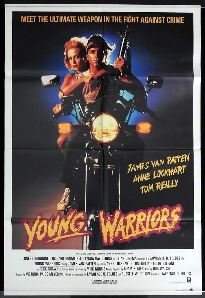 YOUNG WARRIORS Original One sheet Movie poster James Van Patten Ernest Borgnine Richard Roundtree