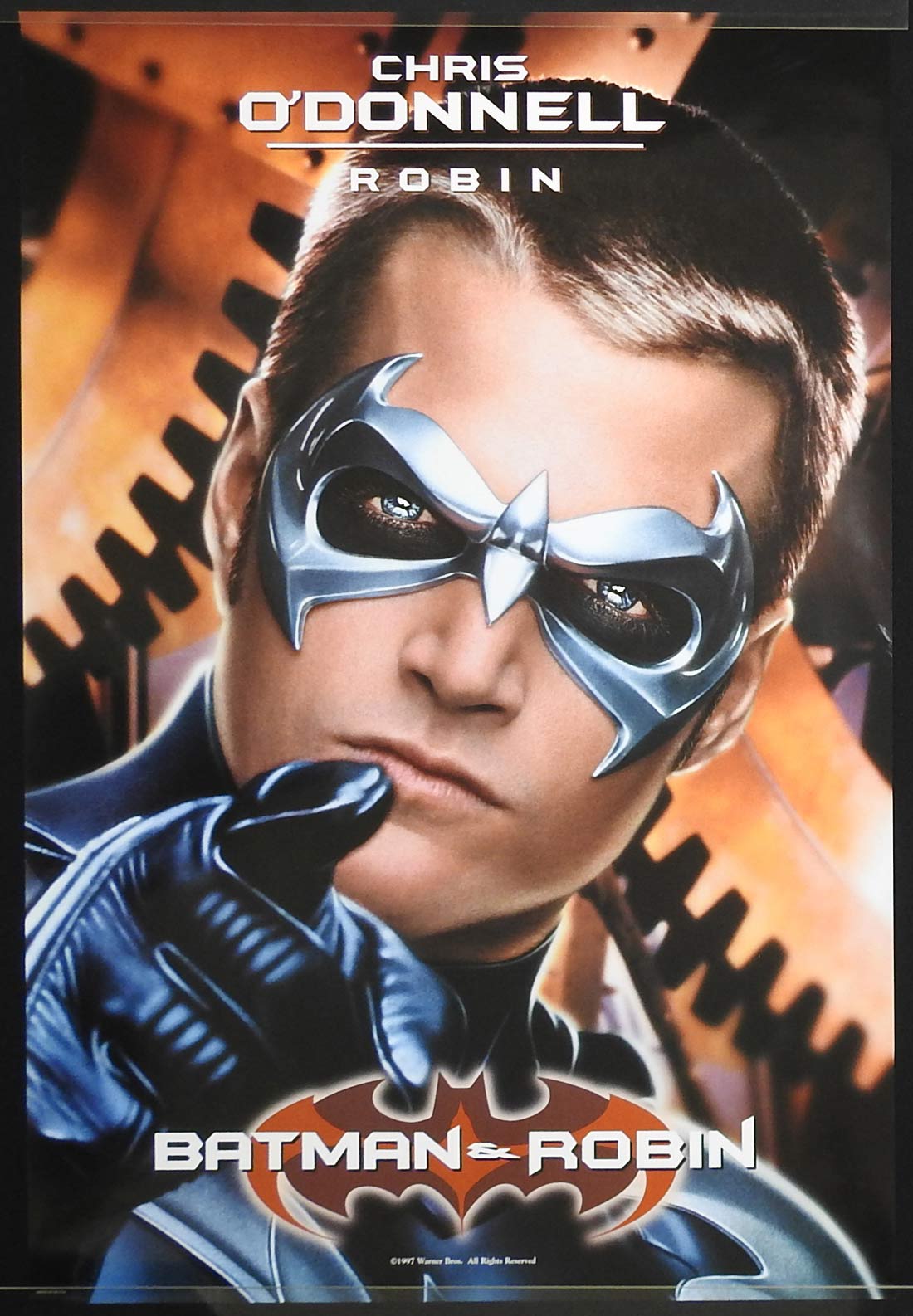 BATMAN FOREVER Original ADV US One sheet Movie poster Chris O'Donnell as  Robin - Moviemem Original Movie Posters