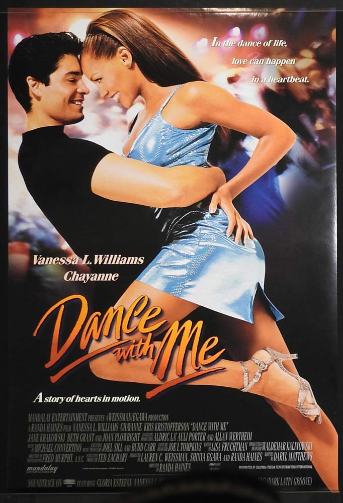 DANCE WITH ME Original One sheet Movie poster Vanessa Williams Chayanne