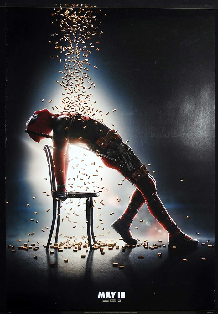 DEADPOOL 2 Original US ADV One Sheet Movie Poster Ryan Reynolds Josh Brolin X-Men