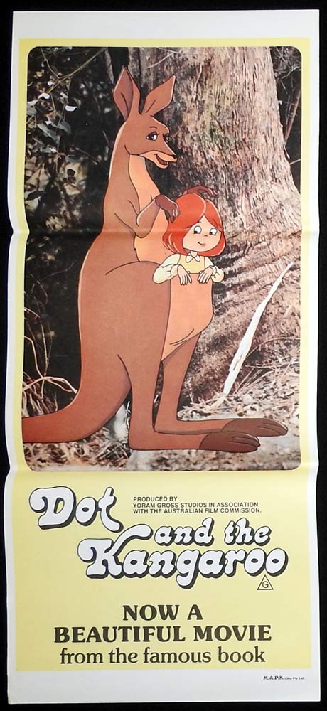 DOT AND THE KANGAROO Original Daybill Movie poster Spike Milligan Ross Higgins