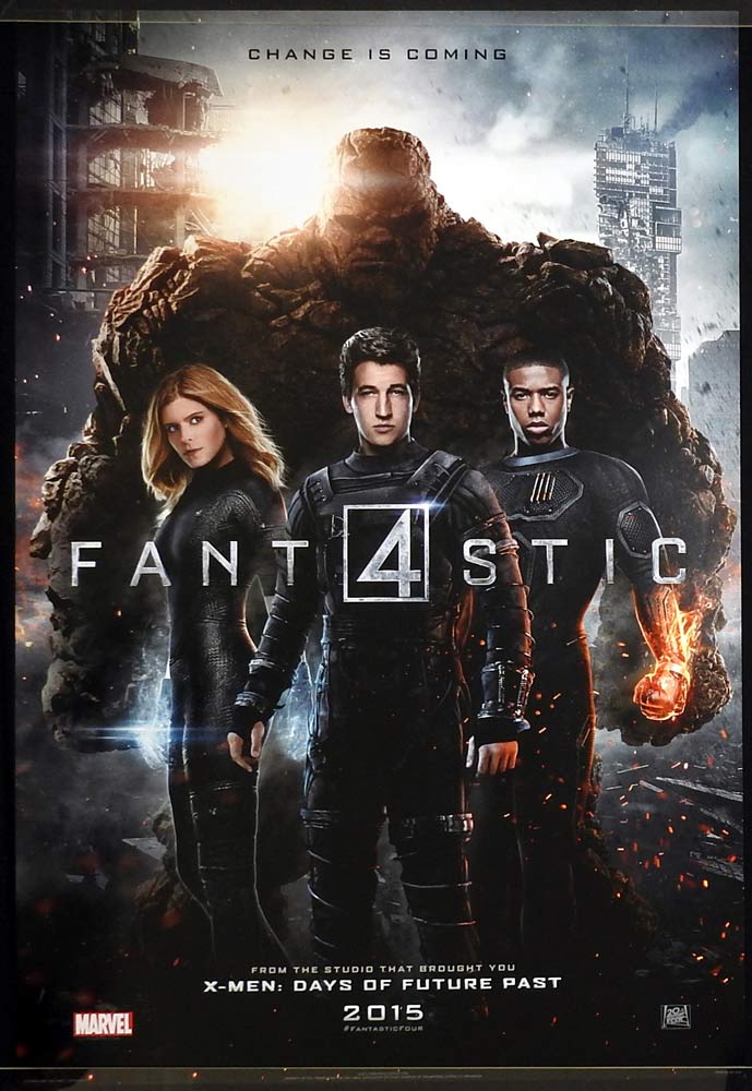 FANTASTIC 4 Original DS Style C ADV INT One sheet Movie poster Miles Teller Marvel Superhero