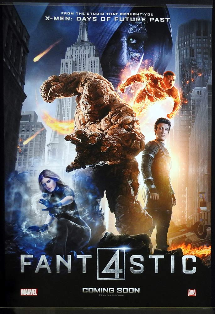 FANTASTIC 4 Original DS Style K ADV INT One sheet Movie poster Miles Teller Marvel Superhero