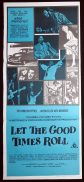 LET THE GOOD TIMES ROLL Original Blue Daybill Movie poster Marilyn Monroe