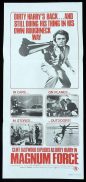 MAGNUM FORCE Original Daybill Movie poster Clint Eastwood as Dirty Harry