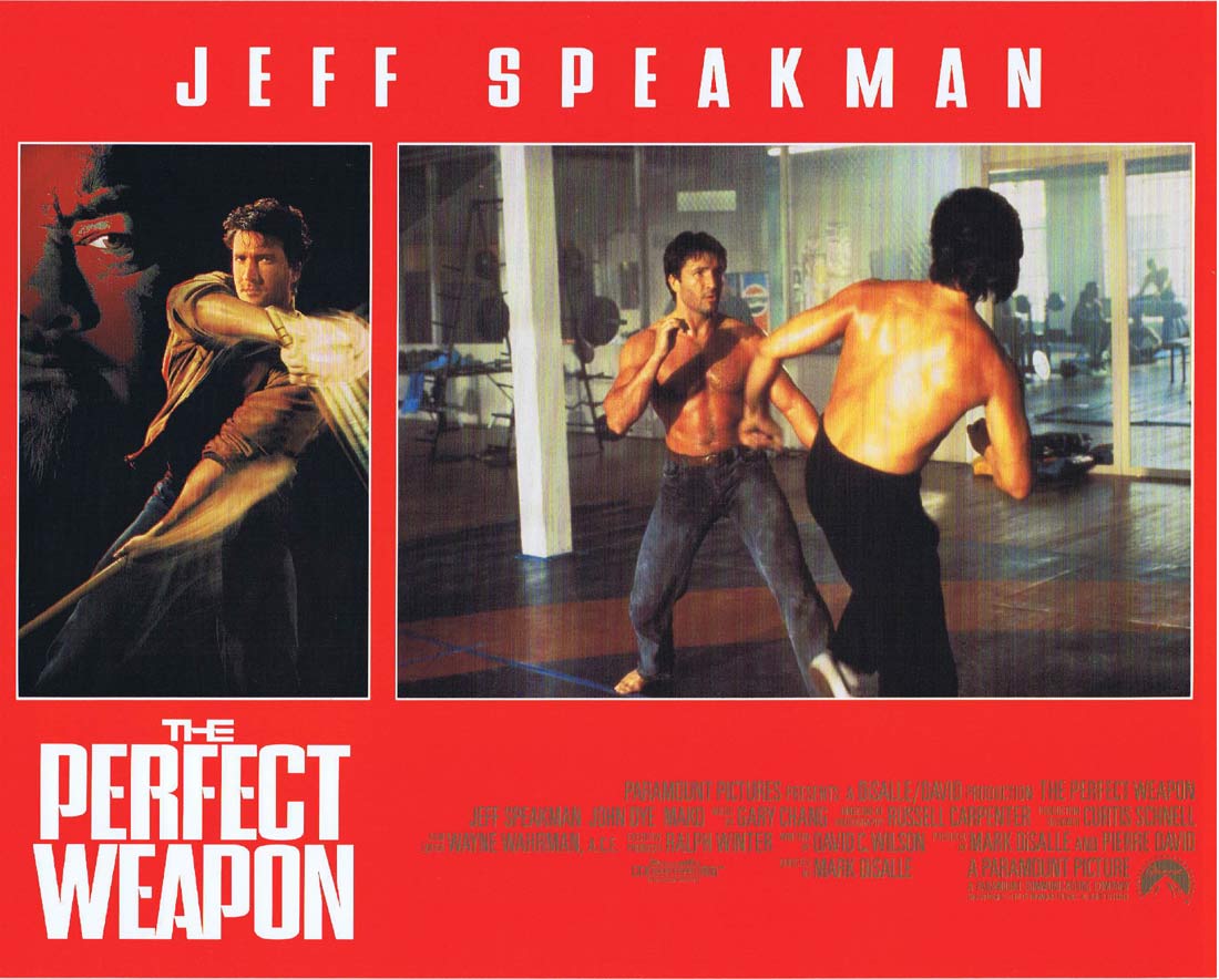 THE PERFECT WEAPON Original Lobby Card 5 Martial Arts Jeff Speakman