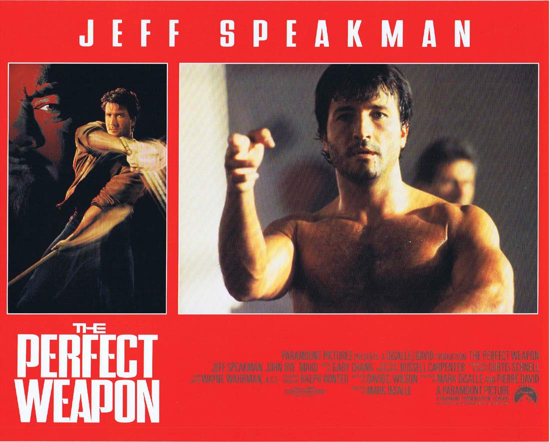 THE PERFECT WEAPON Original Lobby Card 6 Martial Arts Jeff Speakman