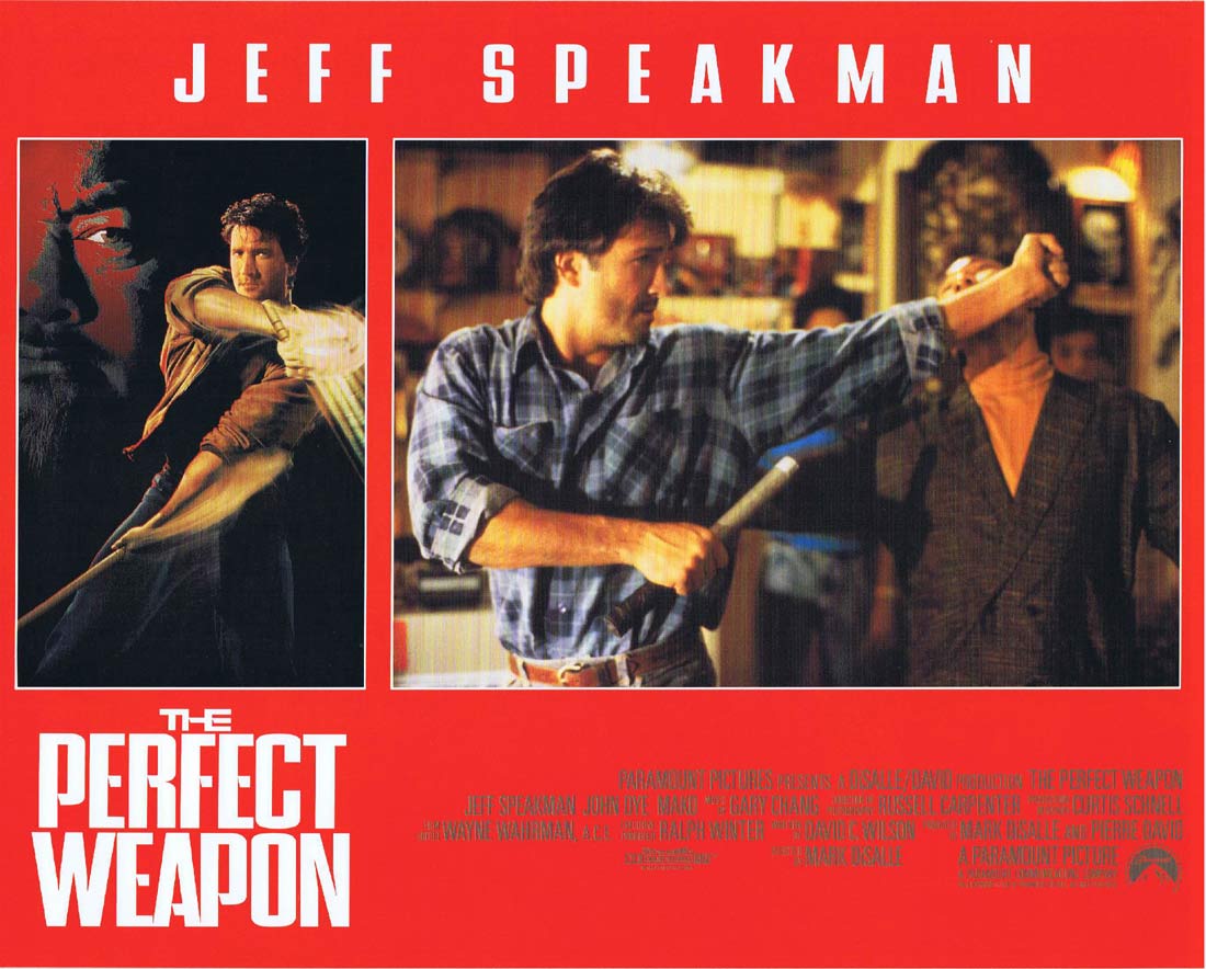 THE PERFECT WEAPON Original Lobby Card 7 Martial Arts Jeff Speakman