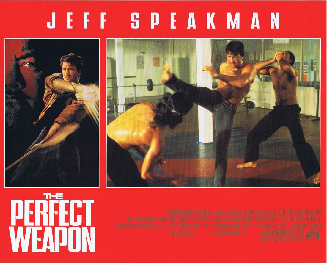 THE PERFECT WEAPON Original Lobby Card 8 Martial Arts Jeff Speakman