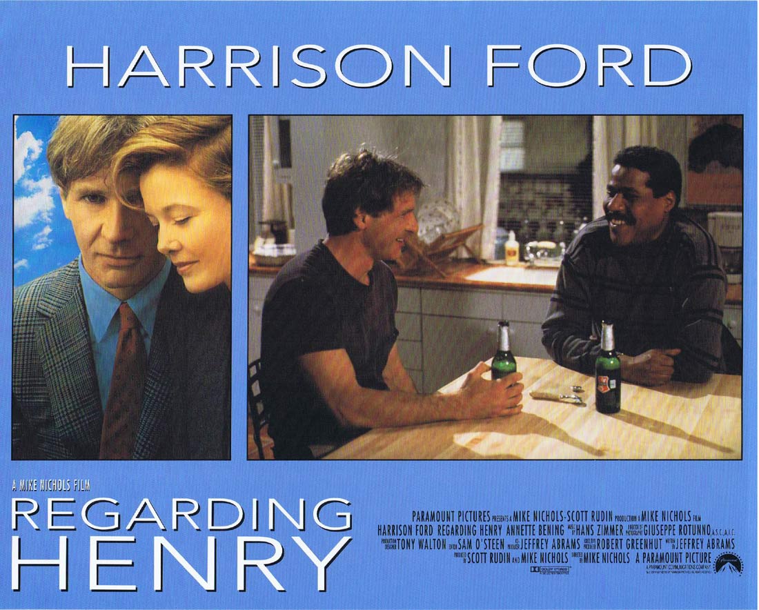 REGARDING HENRY Original Lobby Card 8 Harrison Ford Annette Bening