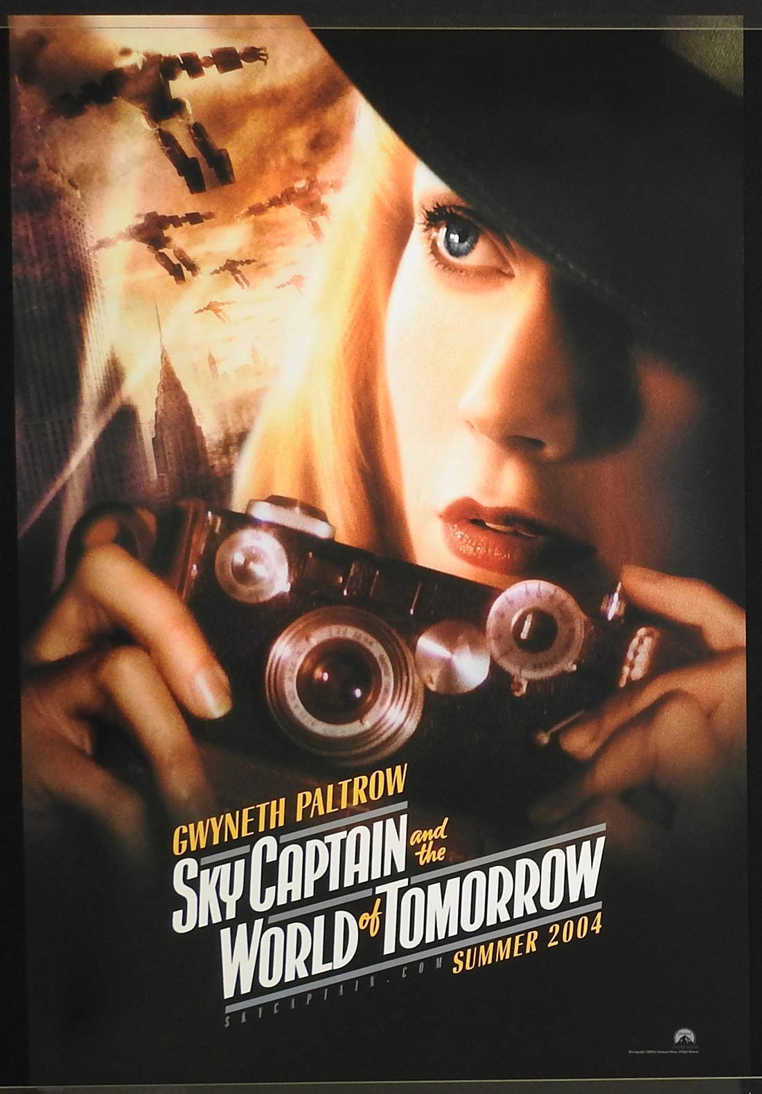 SKY CAPTAIN AND THE WORLD OF TOMORROW Original DS ADV One sheet Movie poster Gwyneth Paltrow