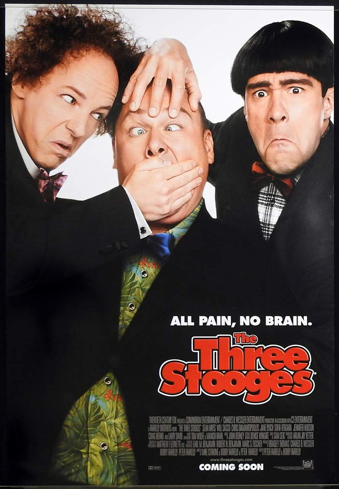 THE THREE STOOGES Original DS ADV One sheet Movie poster Sean Hayes Will Sasso