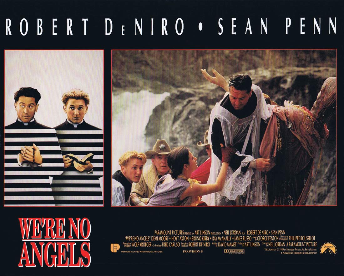 WE’RE NO ANGELS Original Lobby Card 3 Robert De Niro Sean Penn Demi Moore