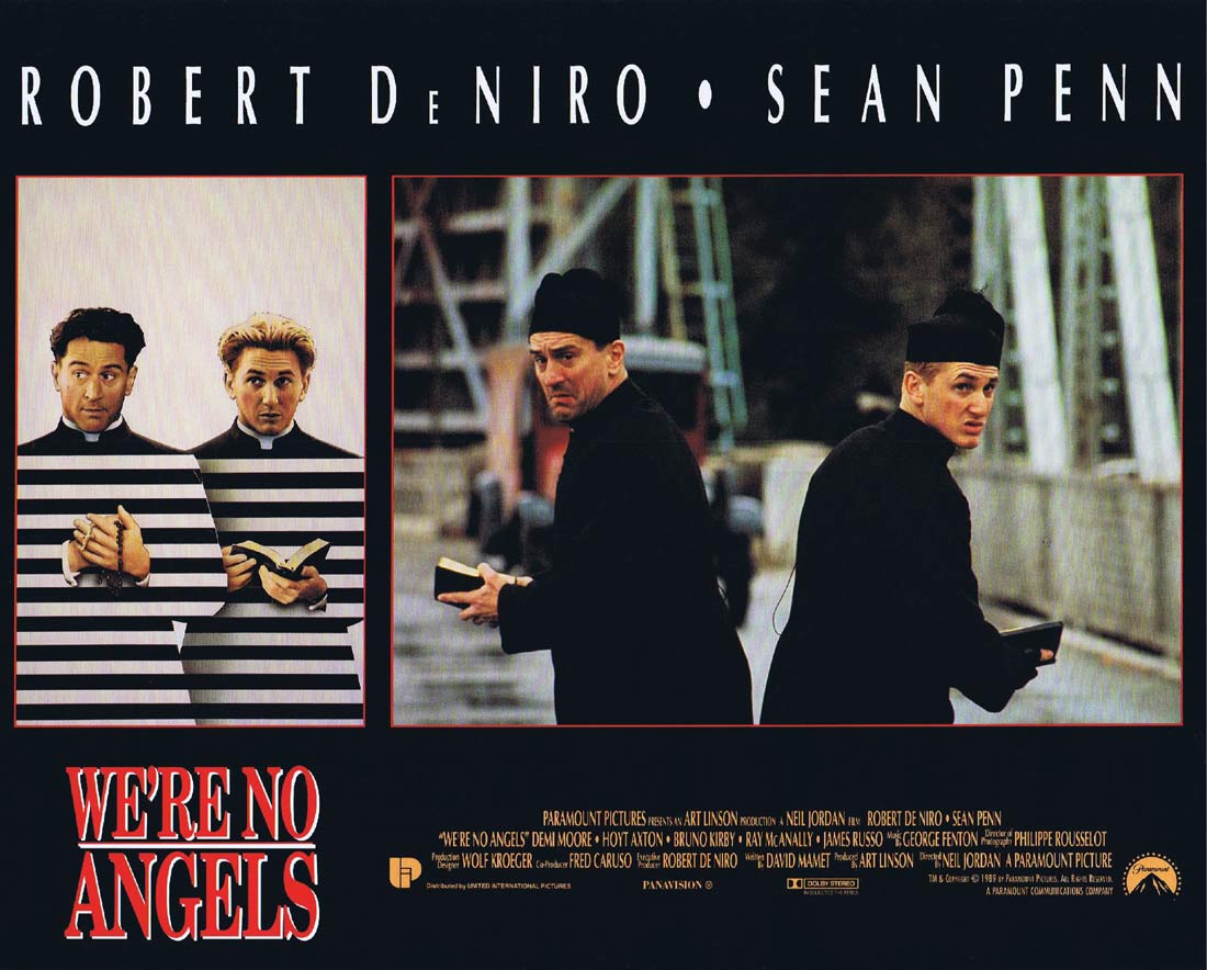 WE’RE NO ANGELS Original Lobby Card 5 Robert De Niro Sean Penn Demi Moore