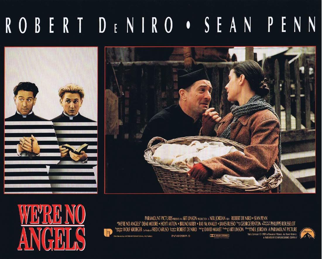 WE’RE NO ANGELS Original Lobby Card 8 Robert De Niro Sean Penn Demi Moore