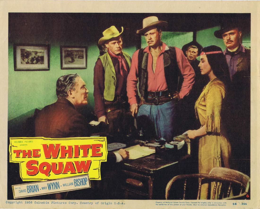 THE WHITE SQUAW Original Lobby Card 4 David Brian May Wynn