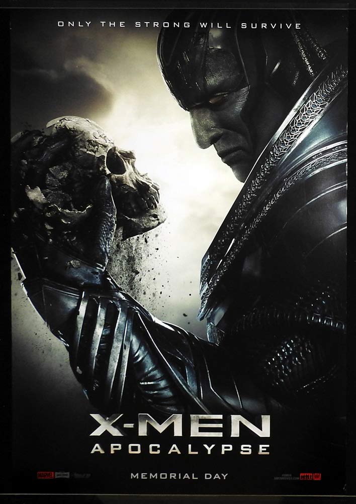 X-MEN APOCALYPSE Original US ADV One Sheet Movie Poster James McAvoy Memorial Day