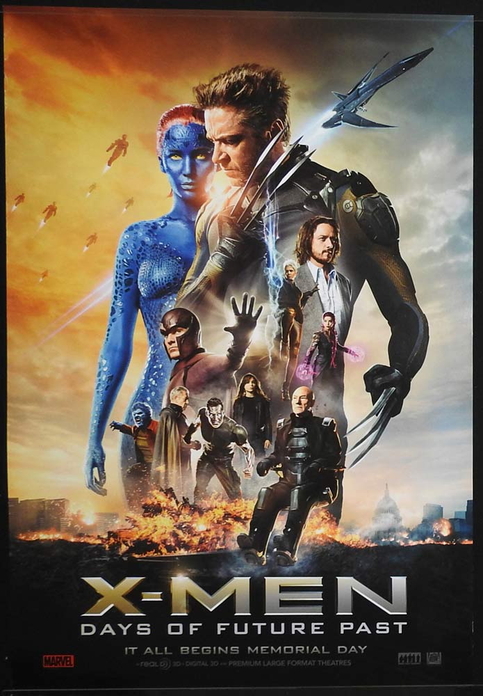 X-MEN DAYS OF FUTURE PAST Original US ADV One Sheet Movie Poster James McAvoy Hugh Jackman