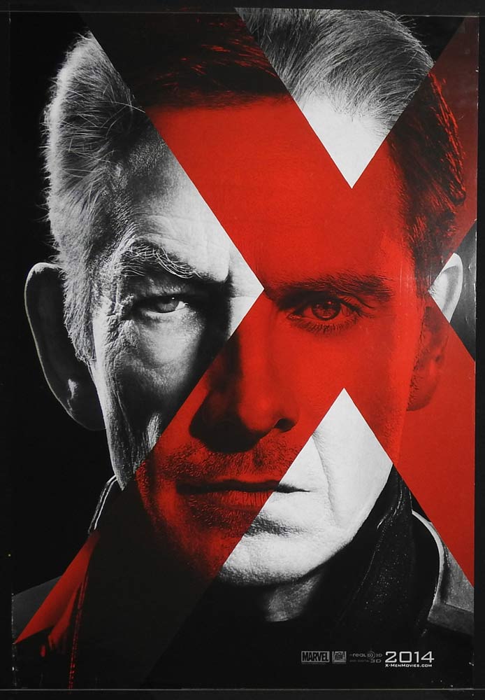 X-MEN DAYS OF FUTURE PAST Original US RED ADV One Sheet Movie Poster James McAvoy Hugh Jackman