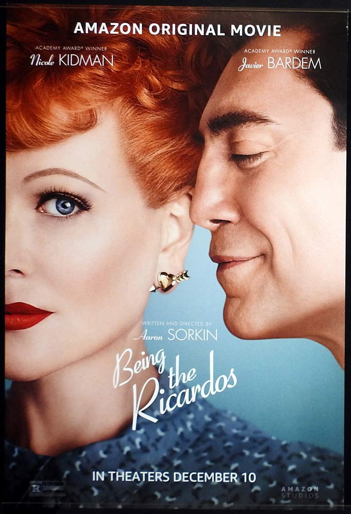 BEING THE RICARDOS Original One Sheet Movie Poster Nicole Kidman as Lucille Ball