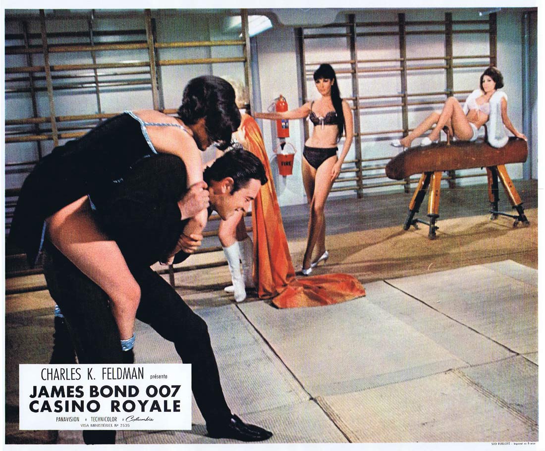 CASINO ROYALE Original French Lobby Card 3 Ursula Andress David Niven James Bond