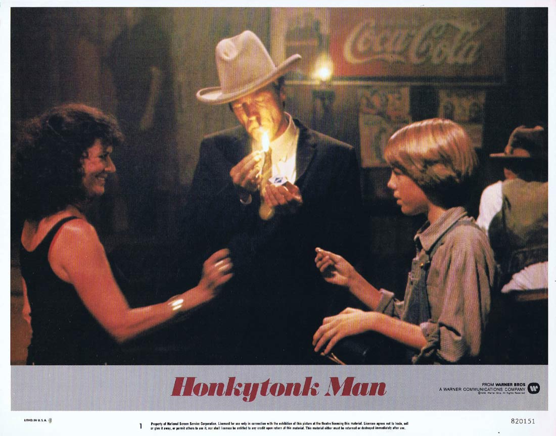 HONKYTONK MAN Original US Lobby Card 1 Clint Eastwood Kyle Eastwood