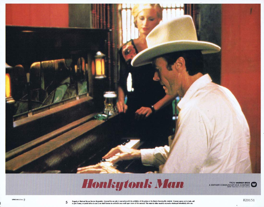 HONKYTONK MAN Original US Lobby Card 5 Clint Eastwood Kyle Eastwood