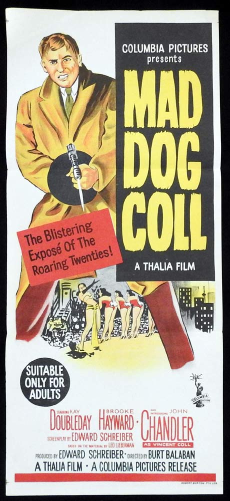 MAD DOG COLL Original Daybill Movie Poster John Davis Chandler Kay Doubleday
