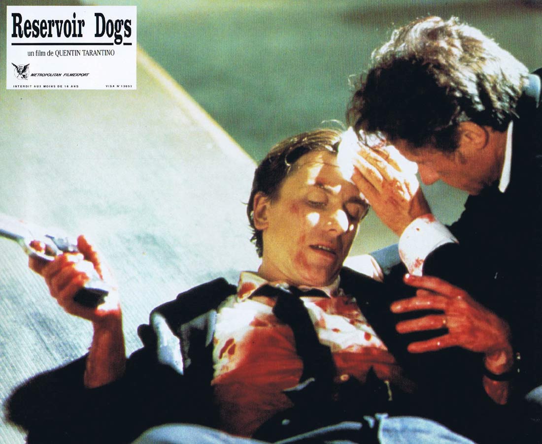 RESERVOIR DOGS Original FRENCH Lobby Card 6 Quentin Tarantino Harvey Keitel Tim Roth