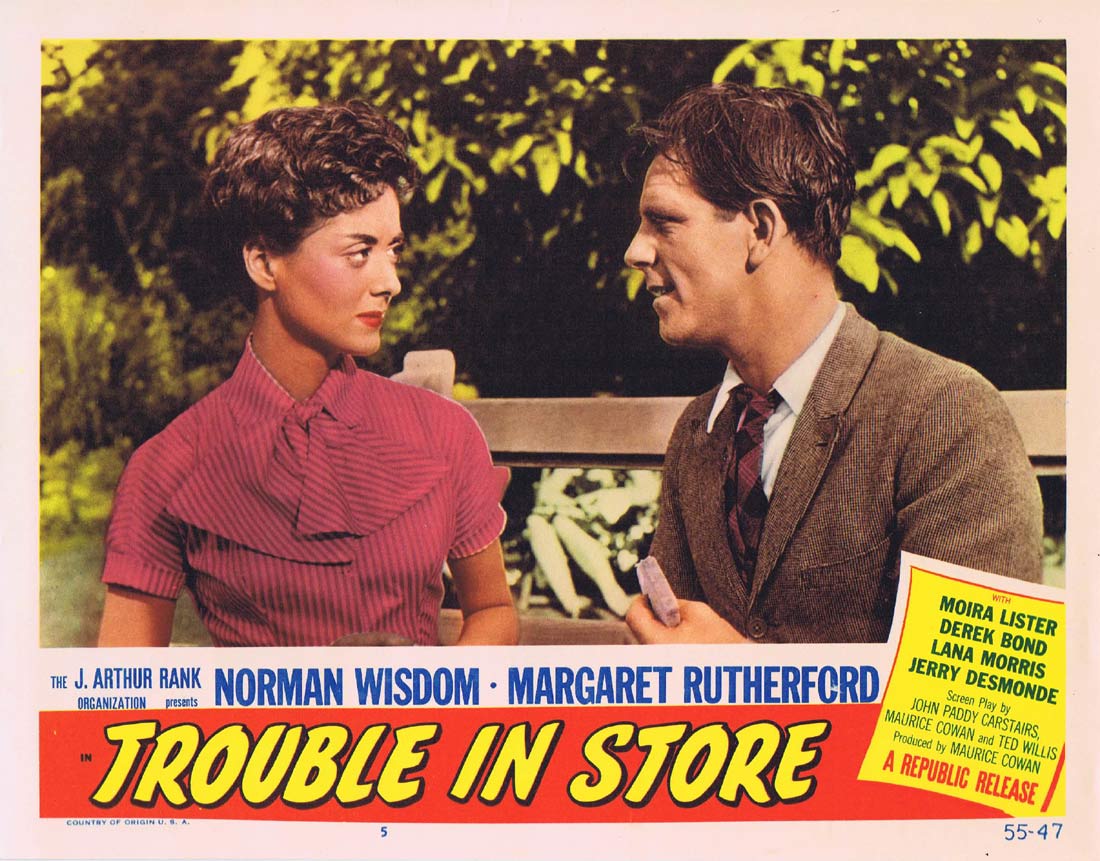 TROUBLE IN STORE Lobby Card 5 1955 Norman Wisdom British Comedy