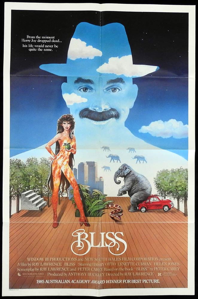 BLISS Original US One Sheet Movie poster Barry Otto Lynette Curran Australian Film