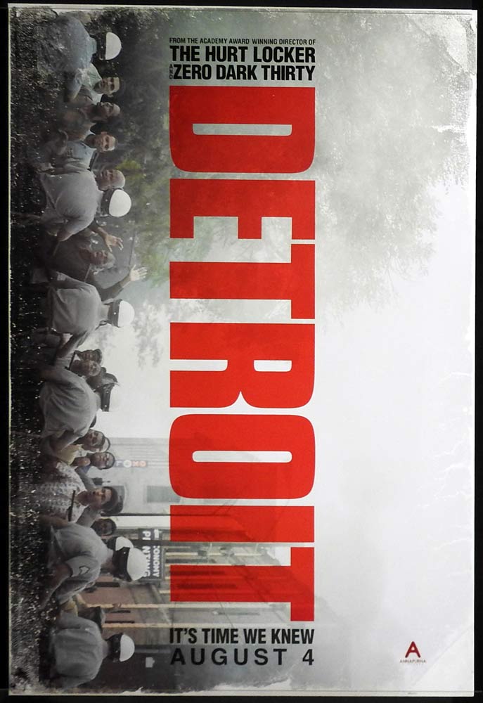 DETROIT Original One Sheet Movie poster John Boyega Will Poulter Algee Smith