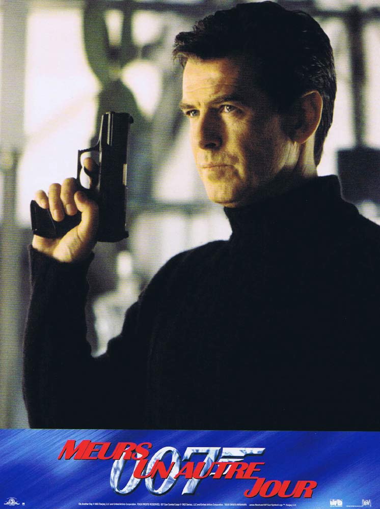 DIE ANOTHER DAY Original French Lobby Card 4 Pierce Brosnan Halle Berry James Bond