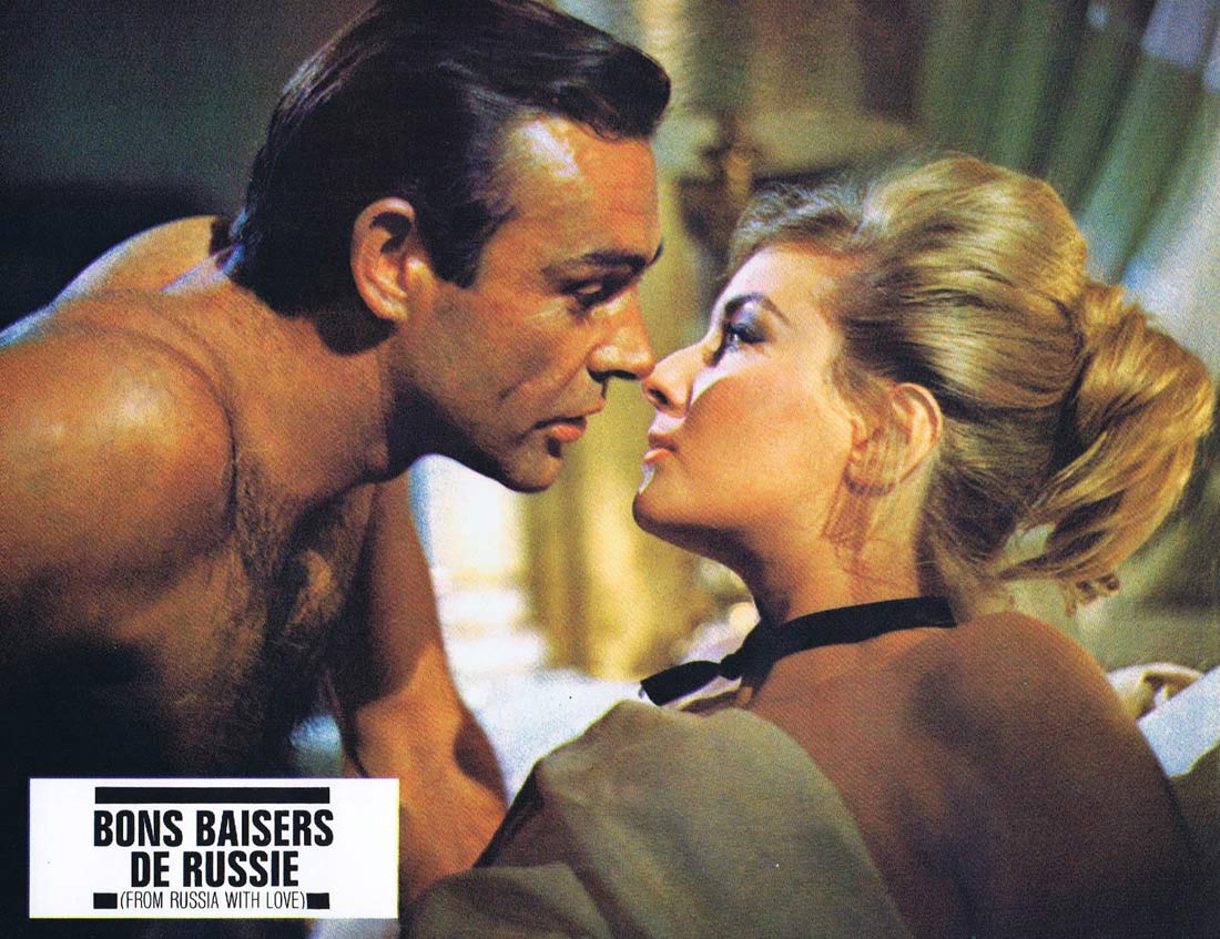 FROM RUSSIA WITH LOVE Original 1970sr French Lobby Card 1 Sean Connery James Bond
