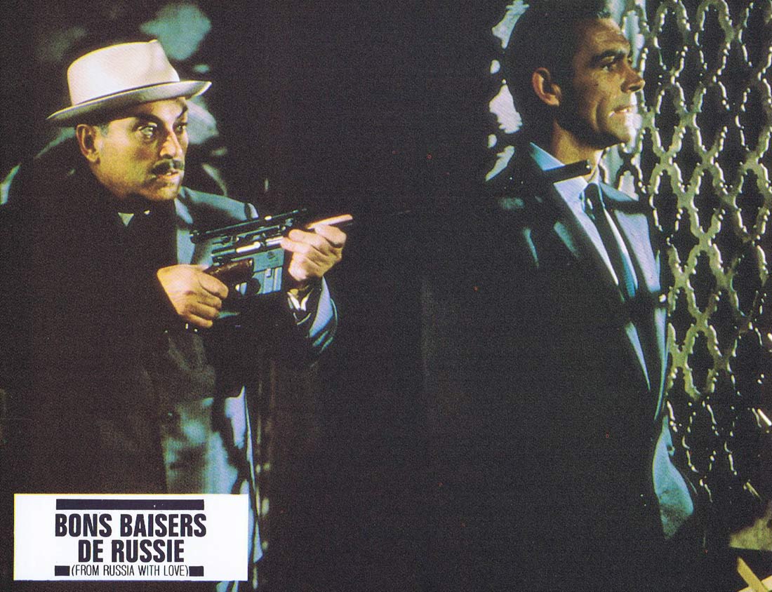 FROM RUSSIA WITH LOVE Original 1970sr French Lobby Card 4 Sean Connery James Bond