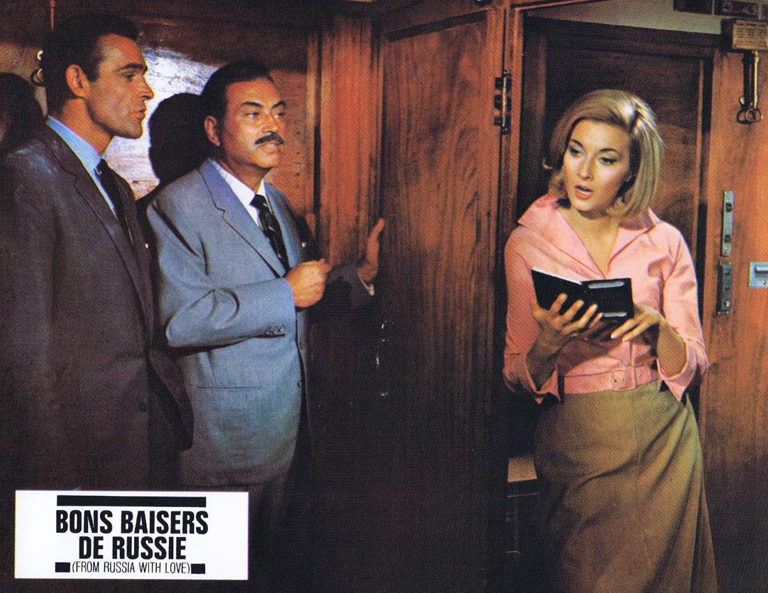 FROM RUSSIA WITH LOVE Original 1970sr French Lobby Card 8 Sean Connery James Bond