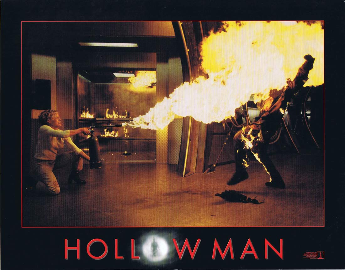 HOLLOW MAN Original Lobby Card 3 Elisabeth Shue Kevin Bacon Josh Brolin