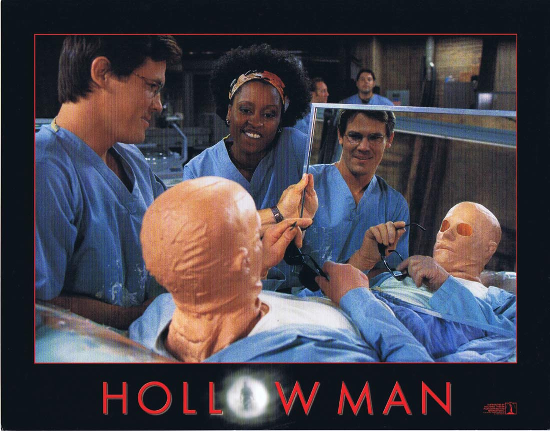 HOLLOW MAN Original Lobby Card 4 Elisabeth Shue Kevin Bacon Josh Brolin