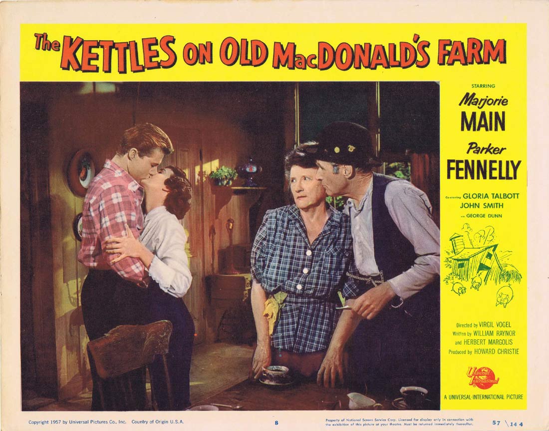 THE KETTLES ON OLD MACDONALD’S FARM Original Lobby Card 8 Marjorie Main Parker Fennelly