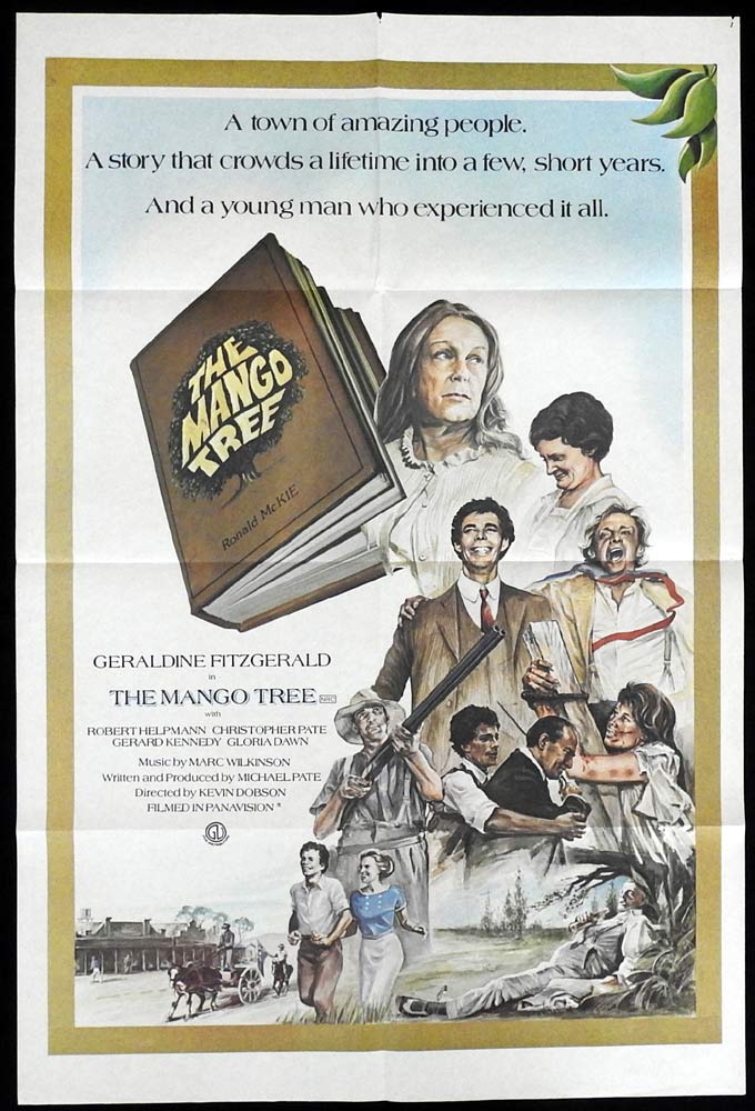 THE MANGO TREE Original One Sheet Movie Poster Geraldine Fitzgerald Australian Film