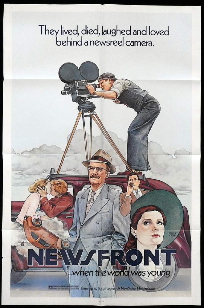 NEWSFRONT Original US One Sheet Movie poster Bill Hunter Wendy Hughes Australian Film